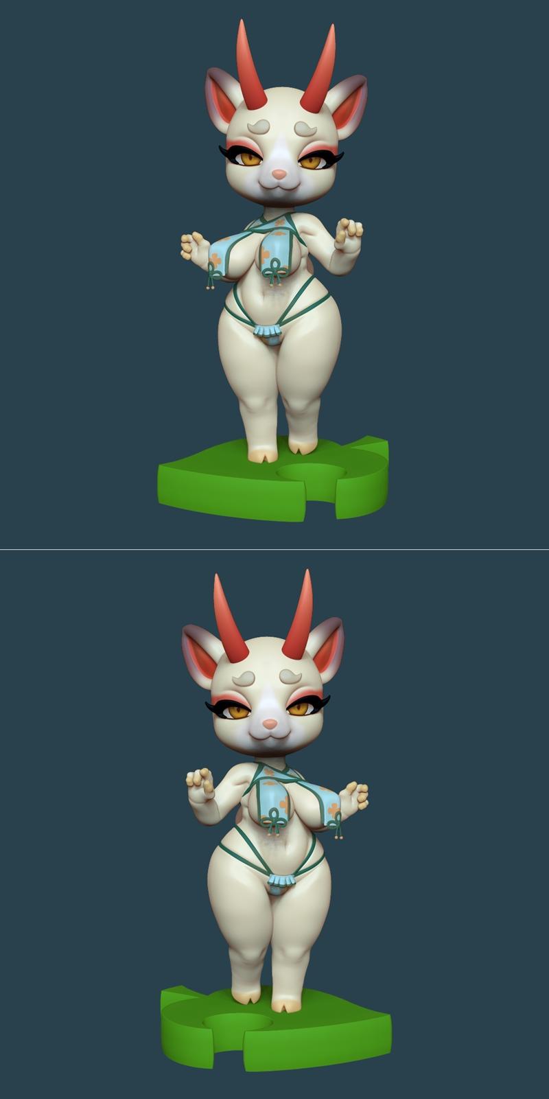 Miko Deer 3D打印模型|Miko Deer – 3D Print Model STL