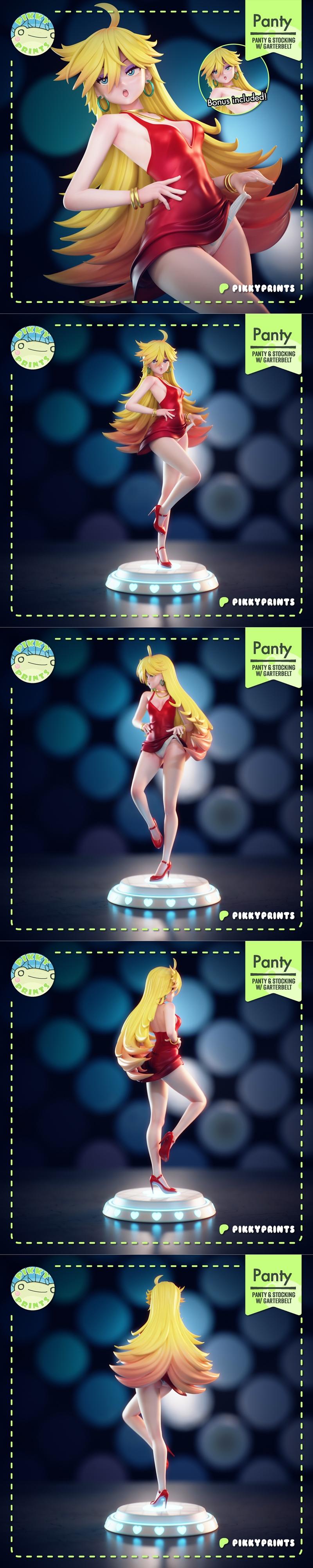 Pikky Prints – Panty Anarchy – 3D Print Model STL