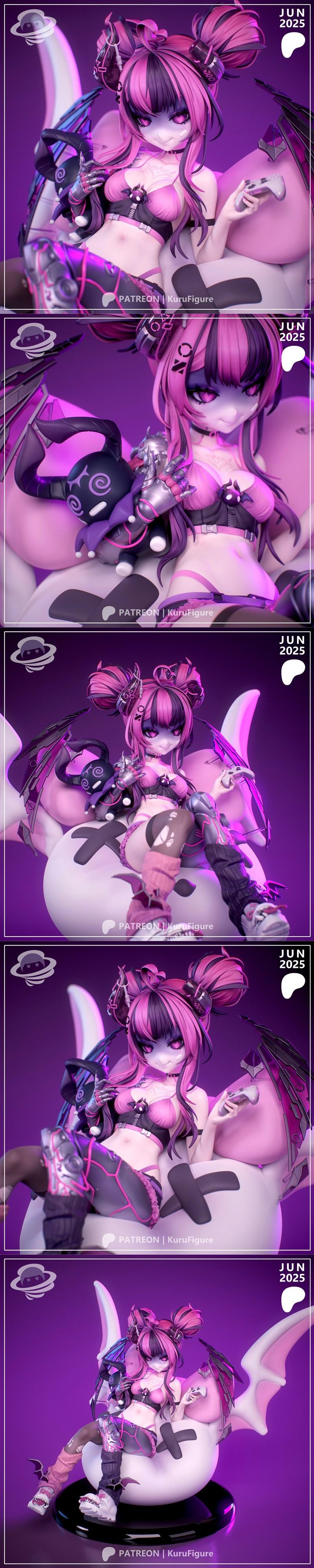 Kuru角色3D打印模型 STL文件|Kuru Figure – Vtuber – Ironmouse – 3D Print Model STL