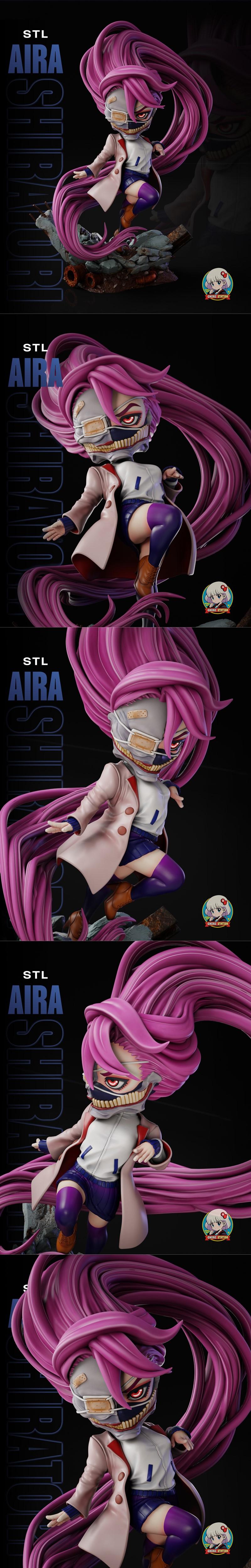 Chibi车站 Aira Shiratori 3D打印模型|Chibi Station – Aira Shiratori – 3D Print Model STL