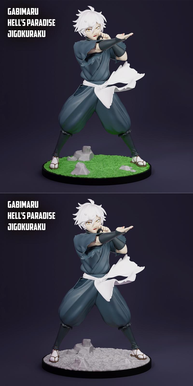 地狱乐园——加比马鲁 3D打印模型|Hell’s paradise – Gabimaru – 3D Print Model STL