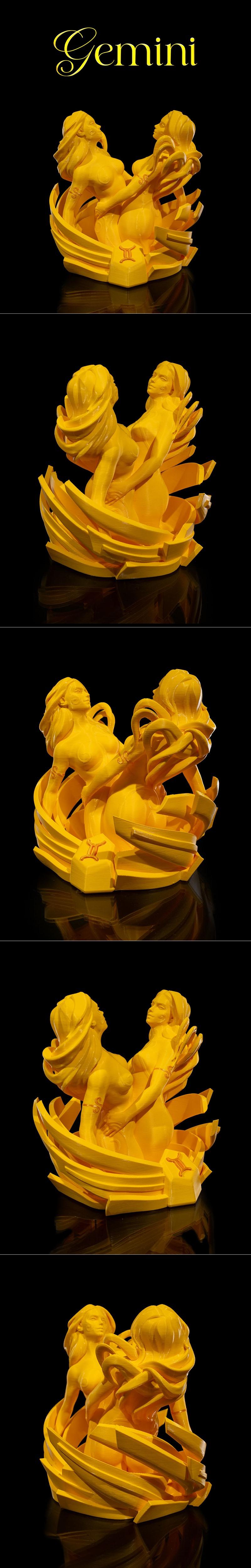 STLflix - 冰雪奇缘 Elsa 3D打印模型|STLflix – Gemini – 3D Print Model STL