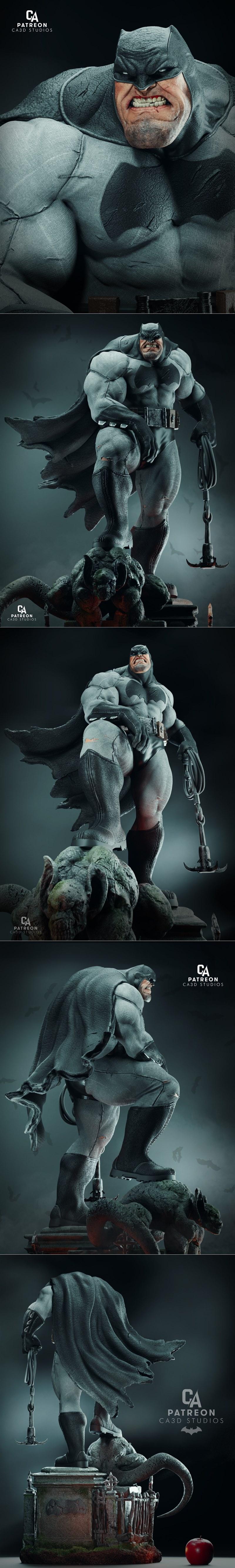 Ca 3d Studios - 小丑 - 3D打印模型|Ca 3d Studios – Batman – 3D Print Model STL