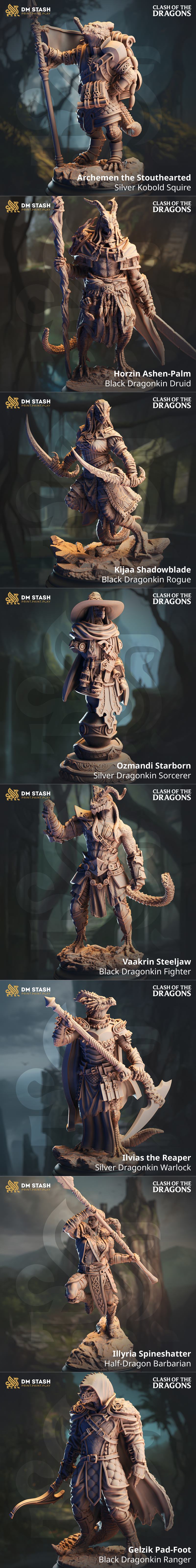 DM Stash - 龙族对战 2025 3D打印模型|DM Stash – Clash of the Dragons June 2025 – 3D Print Model STL