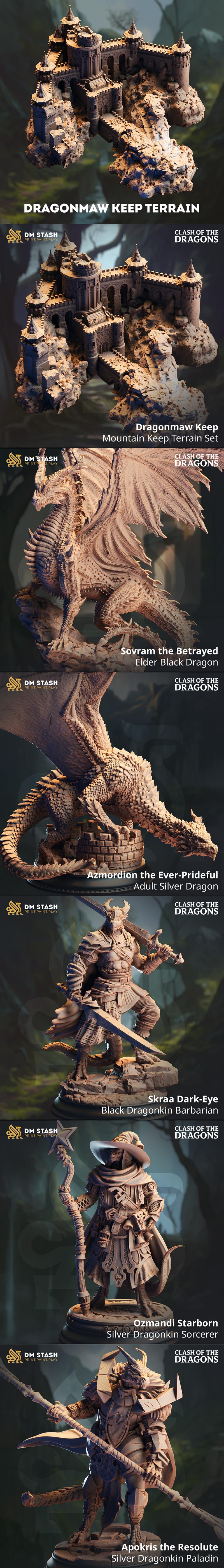 DM Stash - 龙族对战 2025 3D打印模型|DM Stash – Clash of the Dragons June 2025 – 3D Print Model STL
