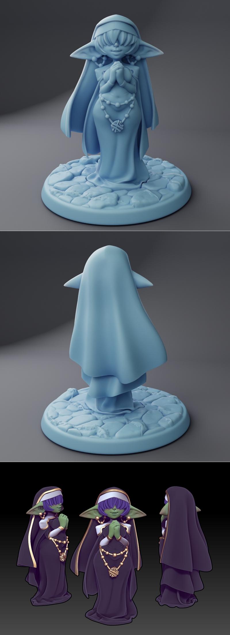 康斯坦斯，花园守护者——3D打印模型|Constance, the Garden Golem Maker – 3D Print Model STL