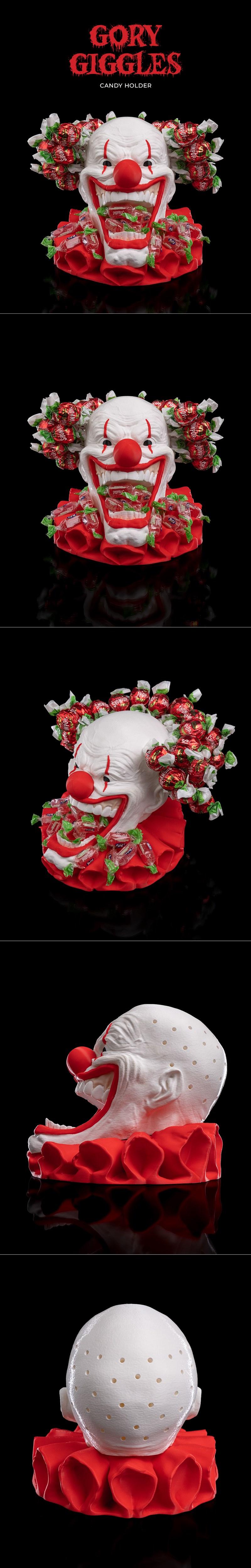 STLflix - 可乐糖果架 3D打印模型|STLflix – Gory Giggles Candy Holder – 3D Print Model STL