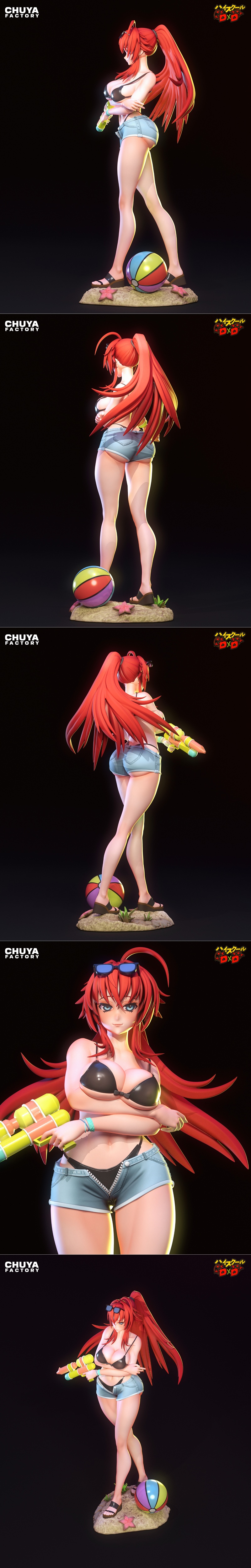 Chuya工厂 | 高校DxD | 丽亚·格雷莫里 3D打印模型|Chuya Factory – High School DxD – Rias Gremory – 3D Print Model STL