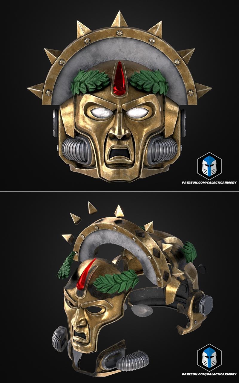 40k达温头盔 3D打印模型|40k Dante Helmet – 3D Print Model STL