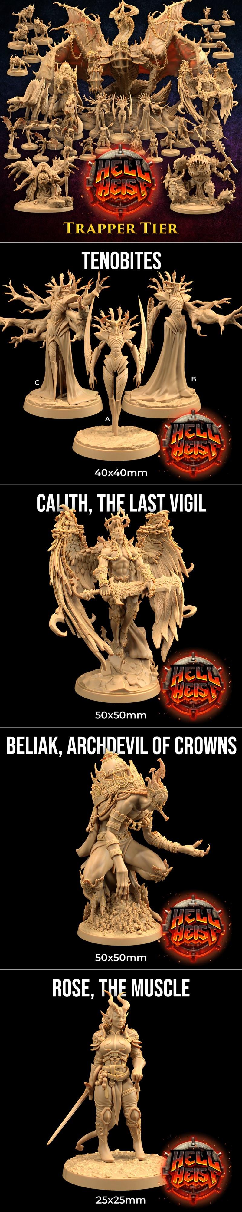 龙捕者营地——地狱窃取行动——捕手等级——3D打印模型|The Dragon Trappers Lodge – Hell Heist – Trapper Tier – 3D Print Model STL