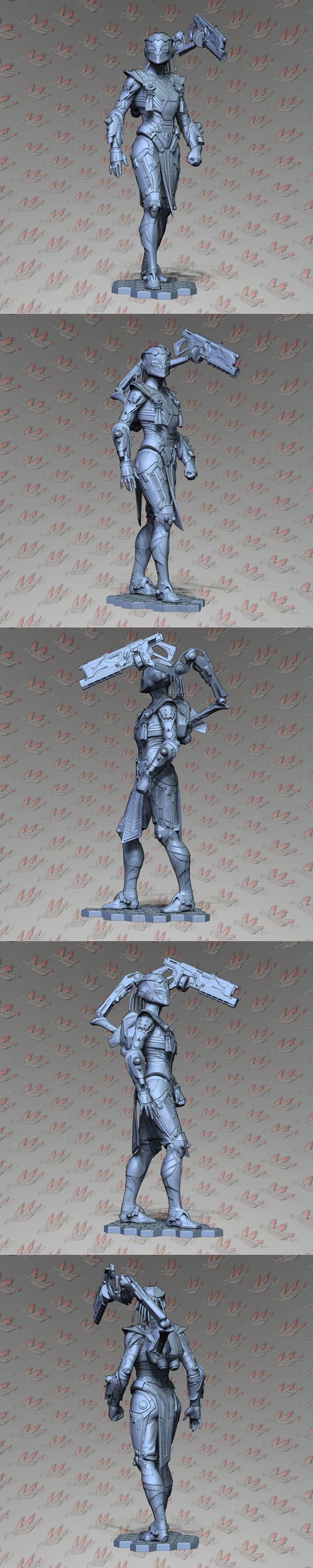 预设收藏工作室 - 赛博格MK12 - 3D打印模型|Prey Collection Studio – Sektor MK12 – 3D Print Model STL