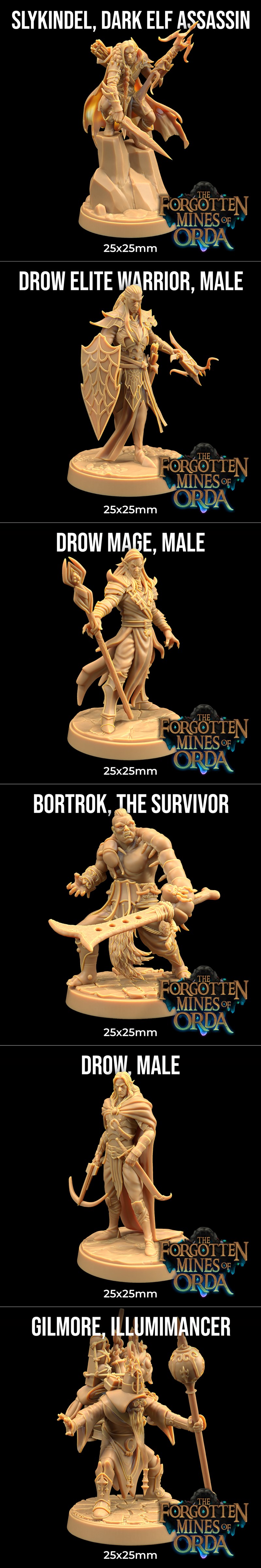 奥尔达失落矿坑 3D打印模型|The Dragon Trappers Lodge – Forgotten Mines of Orda – 3D Print Model STL