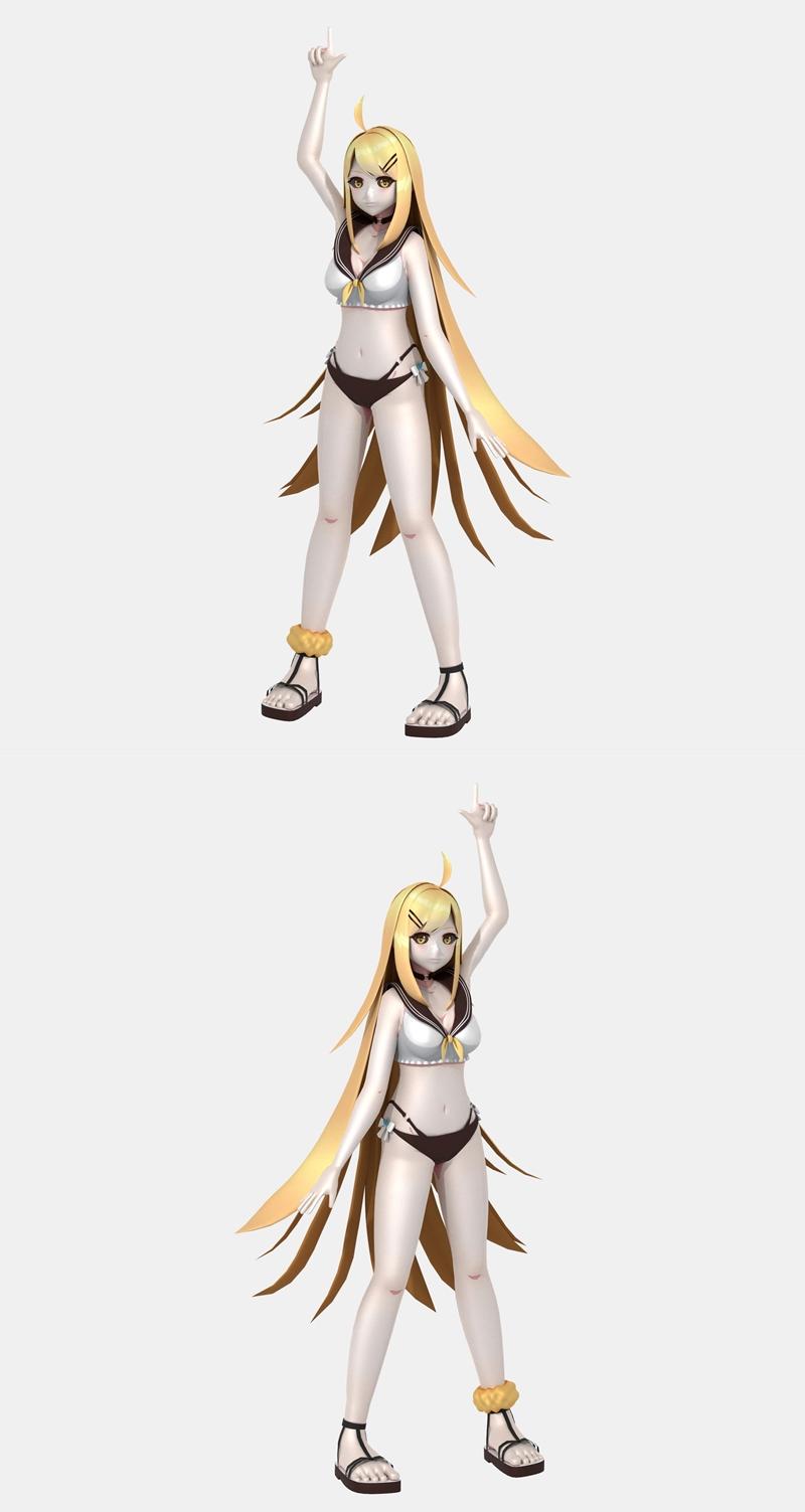 萨奥尔VTuber原创角色3D打印模型STL|Saoirse vtuber commission work – 3D Print Model STL