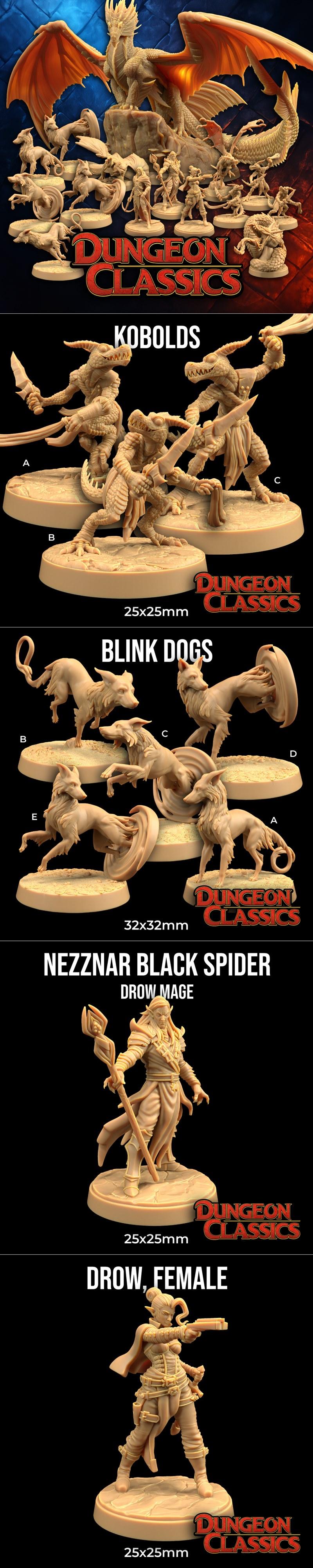 dungeon经典11月2024 - 3D打印模型STL|Dungeon Classics November 2024 – 3D Print Model STL