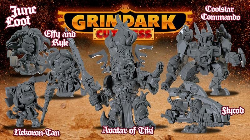 黑暗萌系6月2024——3D打印模型STL|Grimdark Cuteness June 2024 – 3D Print Model STL