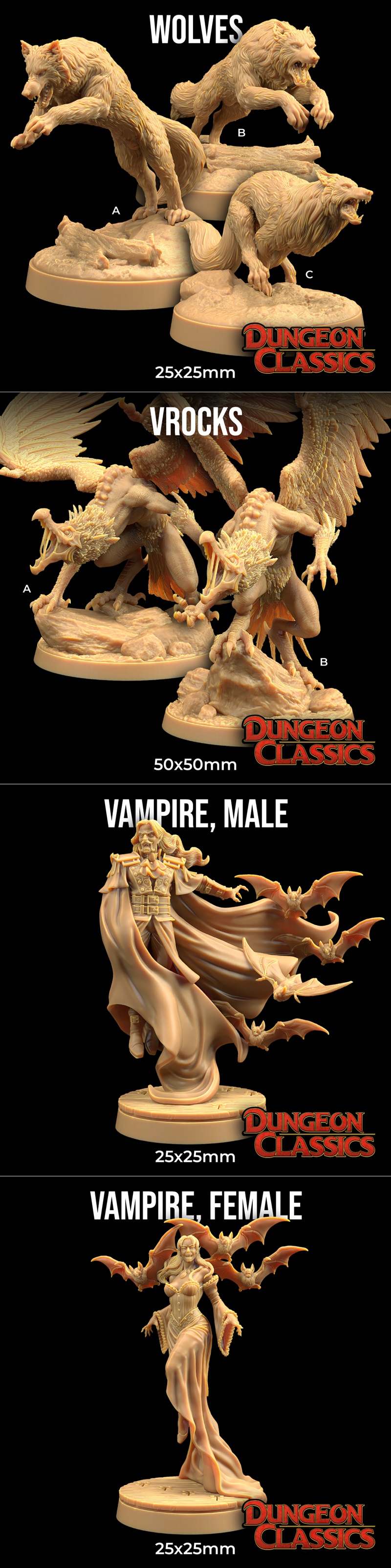 dungeon经典2025七月 - 3D打印模型STL|Dungeon Classics July 2025 – 3D Print Model STL