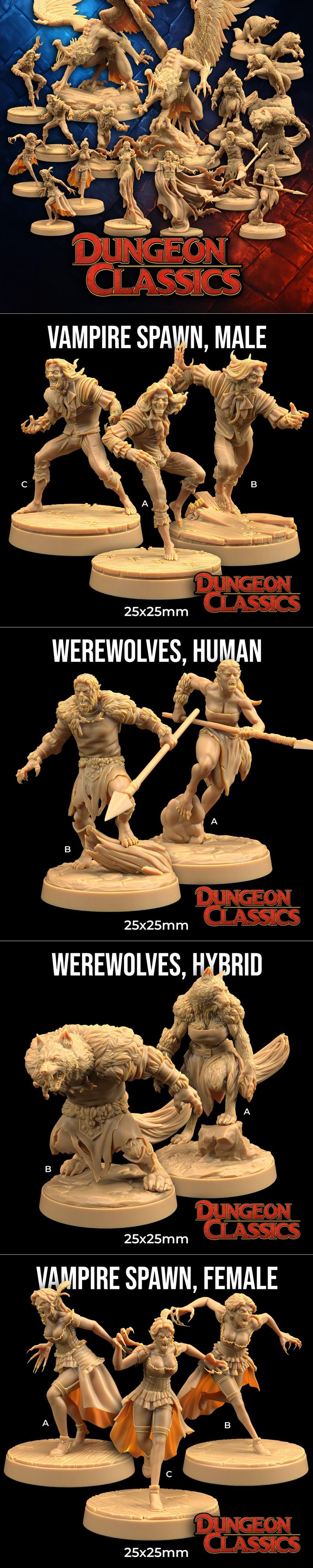 dungeon经典2025七月 - 3D打印模型STL|Dungeon Classics July 2025 – 3D Print Model STL