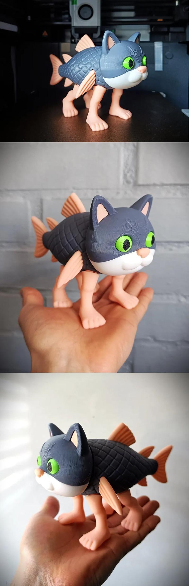 Trulimero trulichina 3D打印模型|Trulimero trulichina articulated toy – 3D Print Model STL