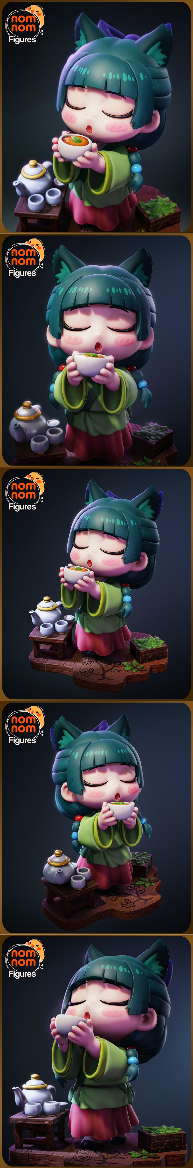 Nomnom Figures – Chibi Maomao – Apothecary Diaries – 3D Print Model STL
