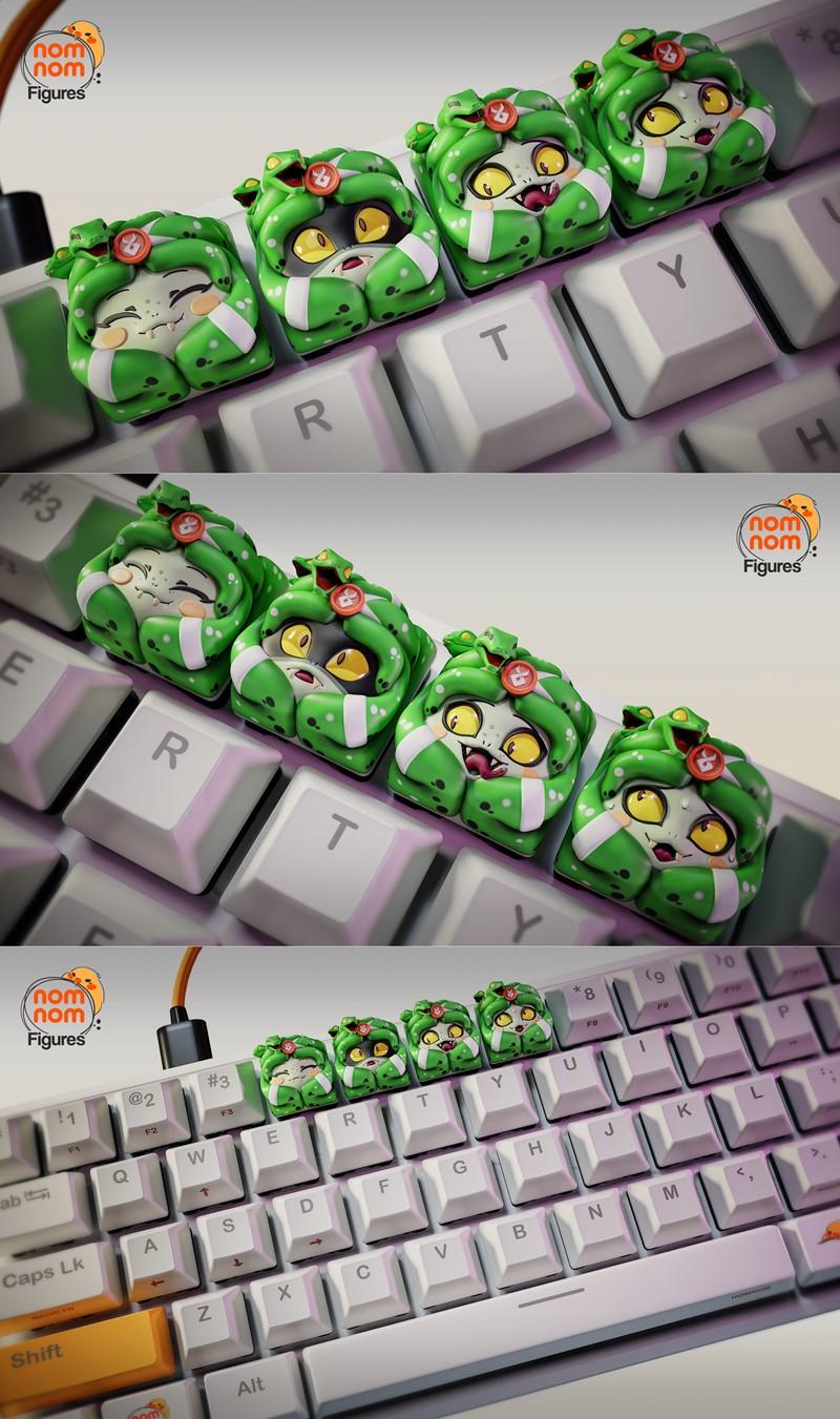 Dusa与哈迪斯3D打印模型|Nomnom Figures – Dusa – Hades – 3D Print Model STL