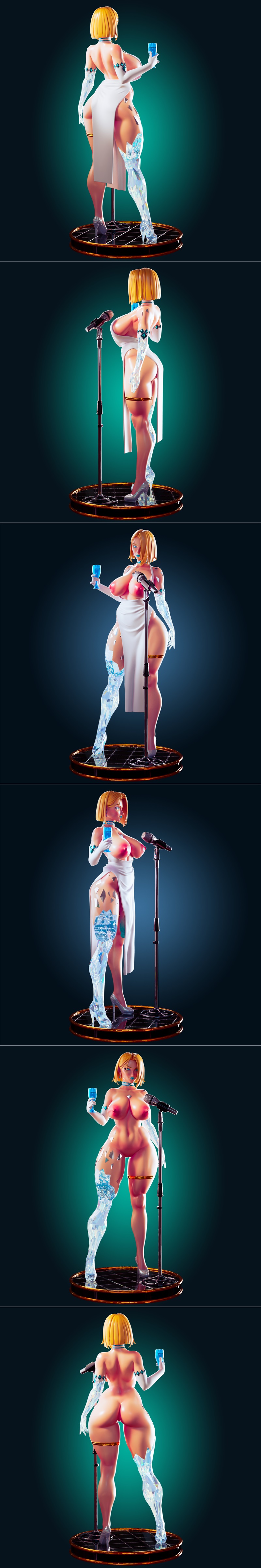 瑞克·弗罗斯特 3D打印模型|Officer Rhu – Marvel – Emma Frost – 3D Print Model STL