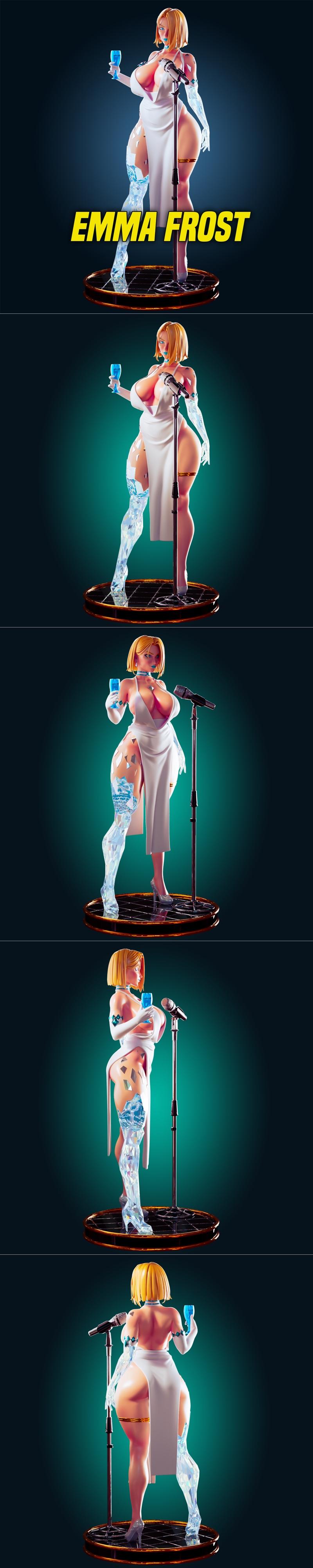 瑞克·弗罗斯特 3D打印模型|Officer Rhu – Marvel – Emma Frost – 3D Print Model STL