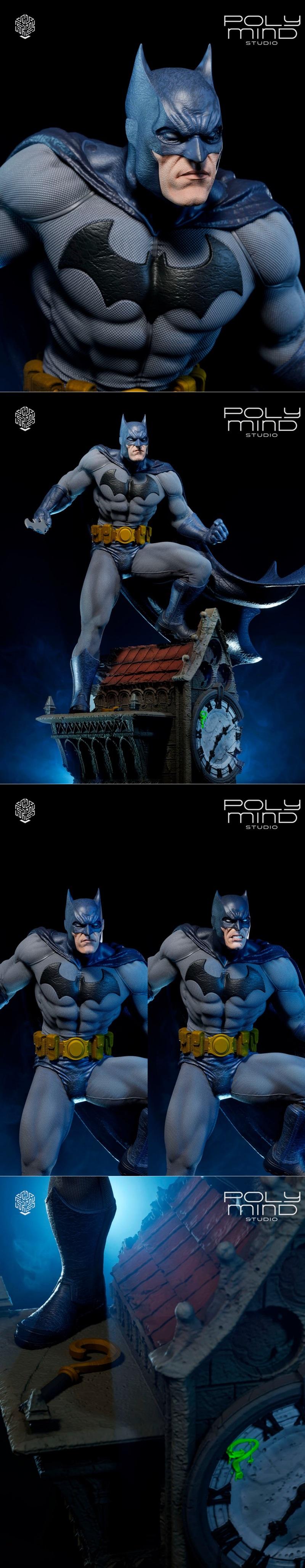 PolyMind Studio - 蝙蝠侠 - 3D打印模型|PolyMind Studio – Batman – 3D Print Model STL