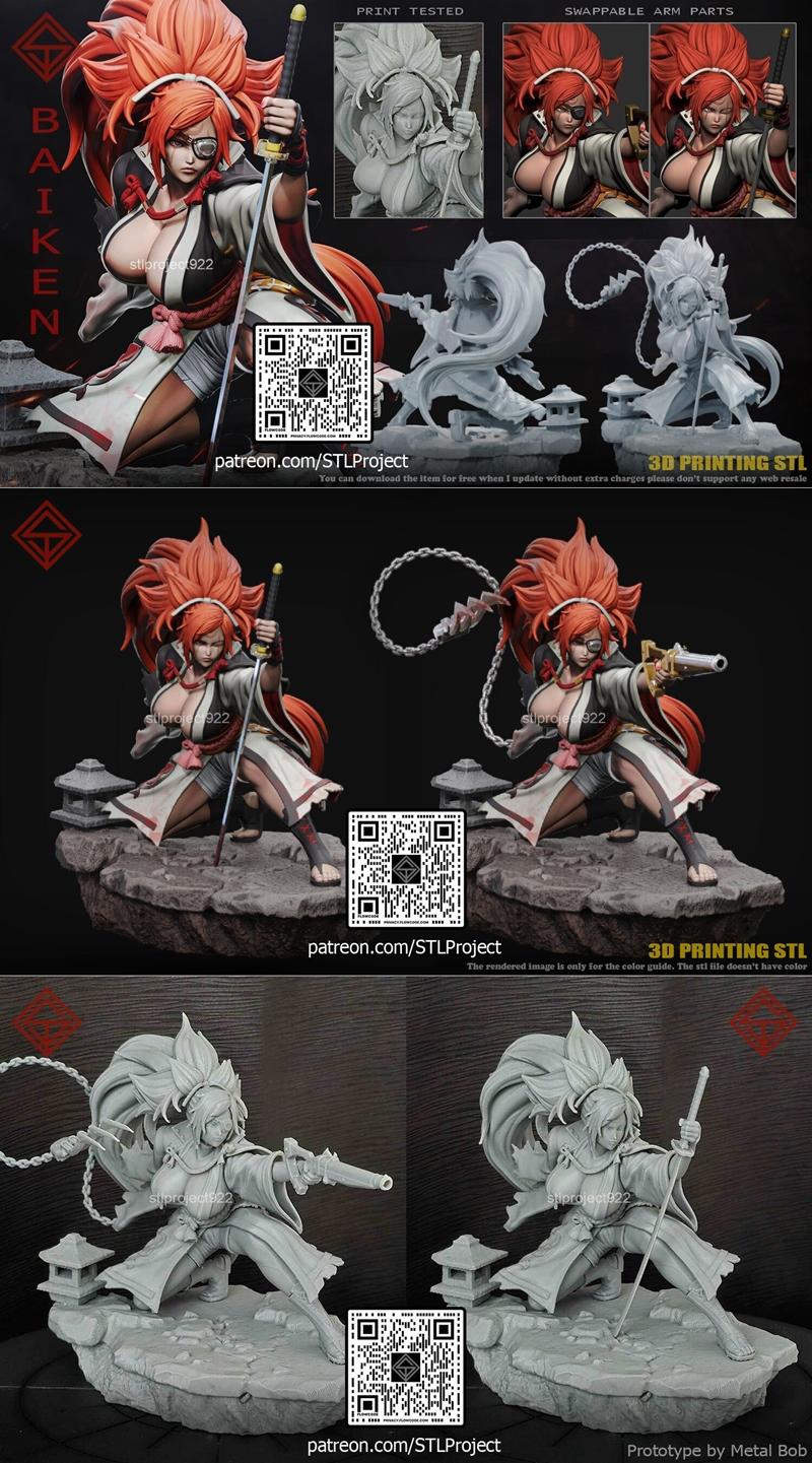 Baiken 3D打印模型|STL Project – Baiken – 3D Print Model STL