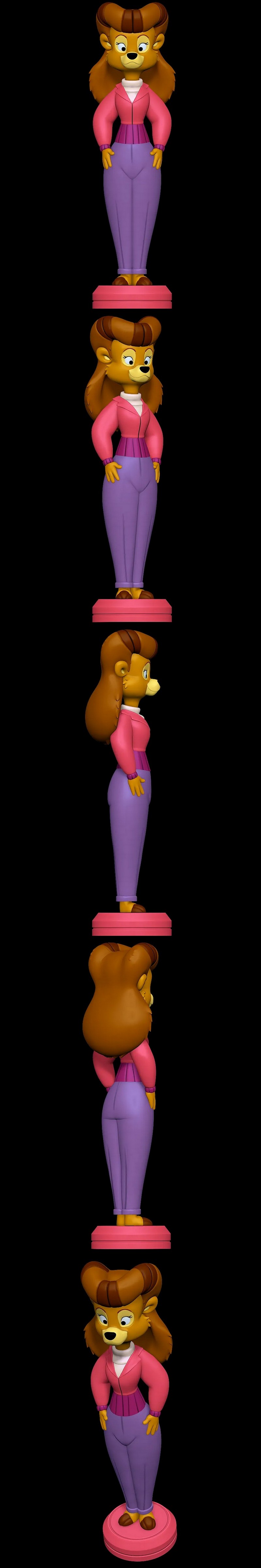 SillyToys出品：TaleSpin 3D打印模型|SillyToys – Rebecca Cunningham TaleSpin – 3D Print Model