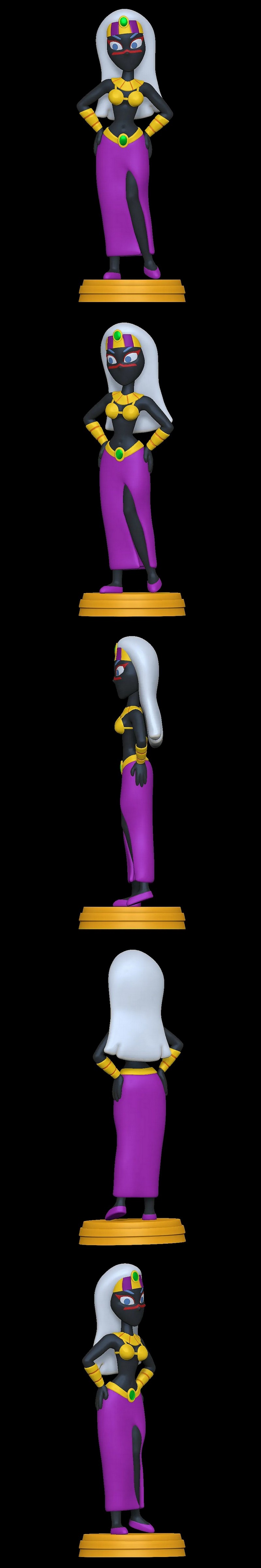 SillyToys - 动画角色泰拉妮女王3D打印模型|SillyToys – Queen Tyr’ahnee Looney Tunes – 3D Print Model