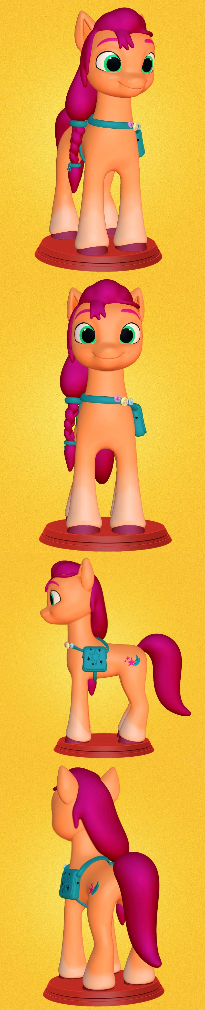 Sunny Starscout 3D打印小马驹模型|SillyToys – Sunny Starscout My Little Pony A New Generation – 3D Print Model
