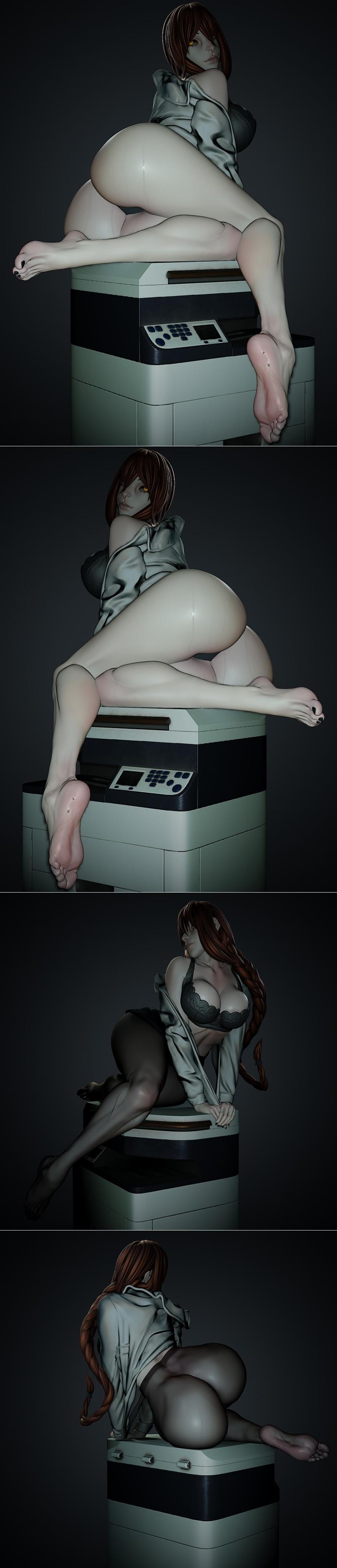 PearForceOne - 马卡玛 - 3D打印模型|PearForceOne – Makima – 3D Print Model STL