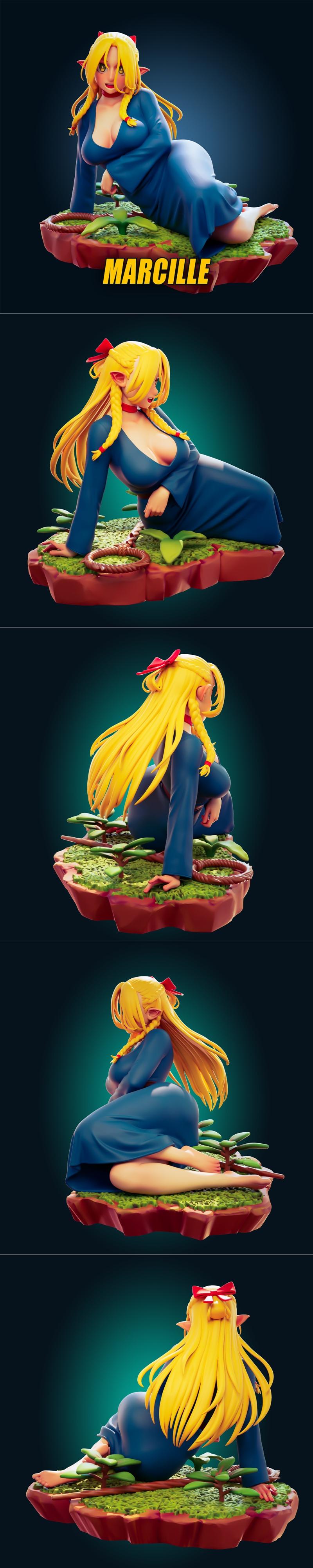 dungeon meshi 马西尔·唐托 3D打印模型|Officer Rhu – Dungeon Meshi – Marcille Donato – 3D Print Model STL