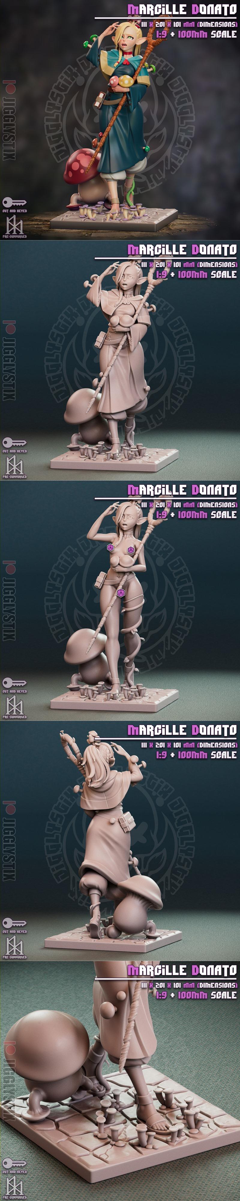 Jigglystix - 马尔西莉娅·唐托 - 3D打印模型|Jigglystix – Marcille Donato – 3D Print Model STL