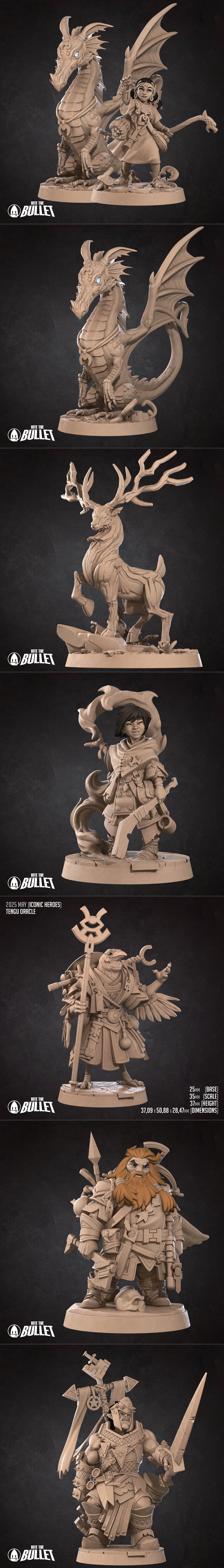 咬下子弹——2025 iconic英雄3D打印模型|Bite the Bullet – Iconic Heroes May 2025 – 3D Print Model STL