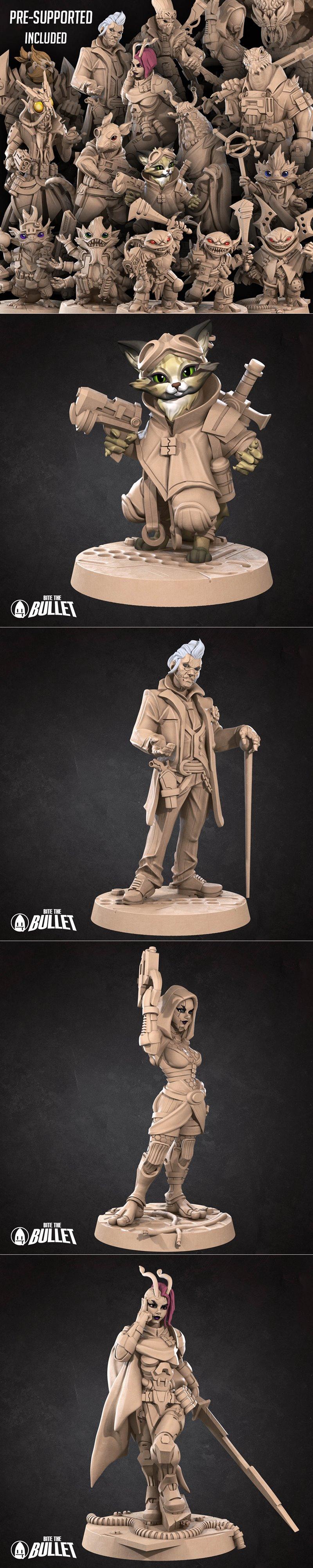 咬下子弹——子弹银河 2024 3D打印模型|Bite the Bullet – Bullet Galaxy December 2024 – 3D Print Model STL