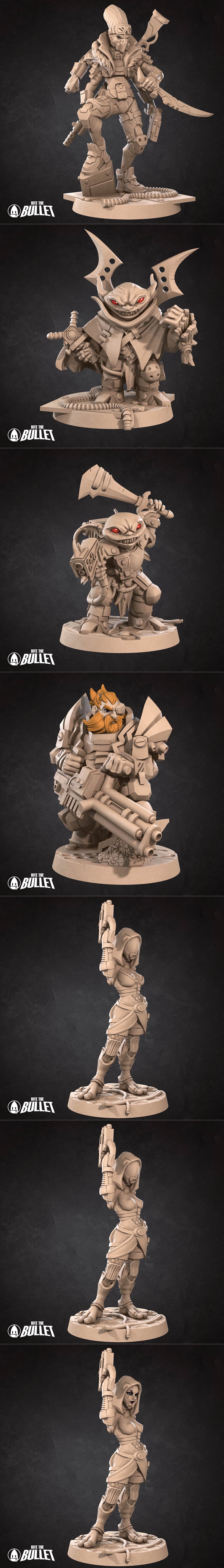 咬下子弹——子弹银河 2024 3D打印模型|Bite the Bullet – Bullet Galaxy December 2024 – 3D Print Model STL