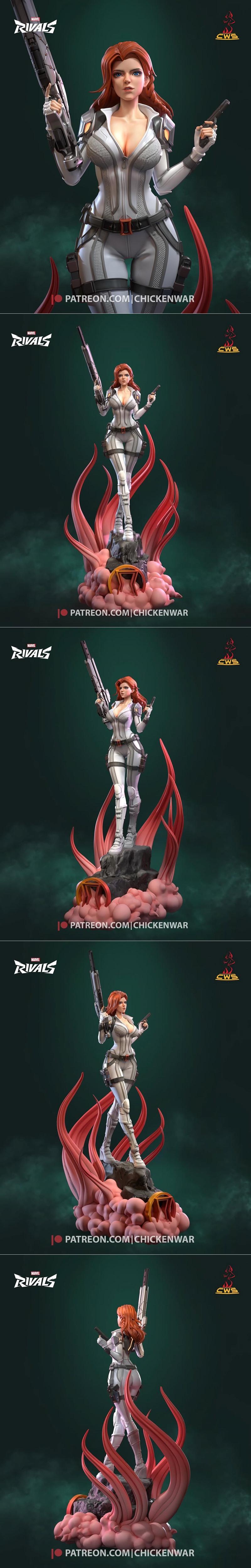 CW Studio – Marvel – Black Widow – 3D Print Model STL