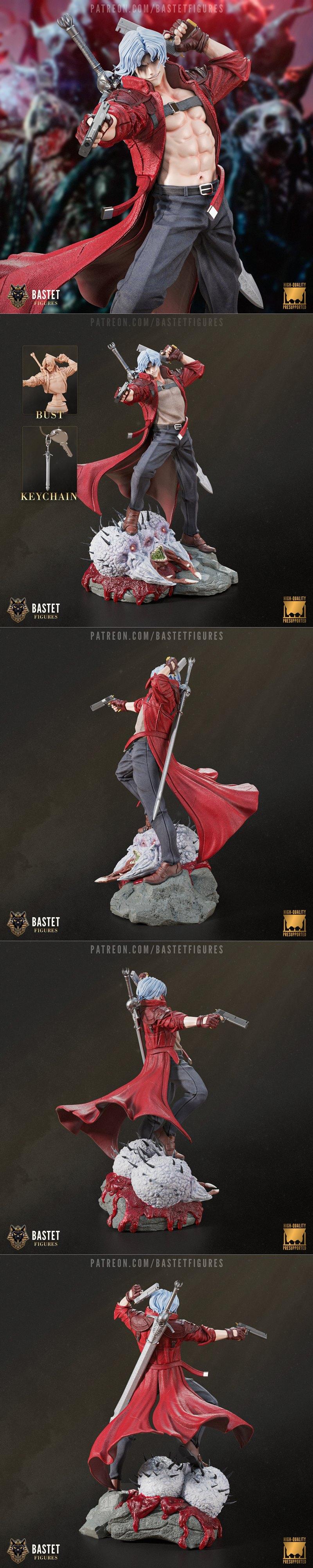 Bastet角色3D打印模型|Bastet Figures – Dante – 3D Print Model STL