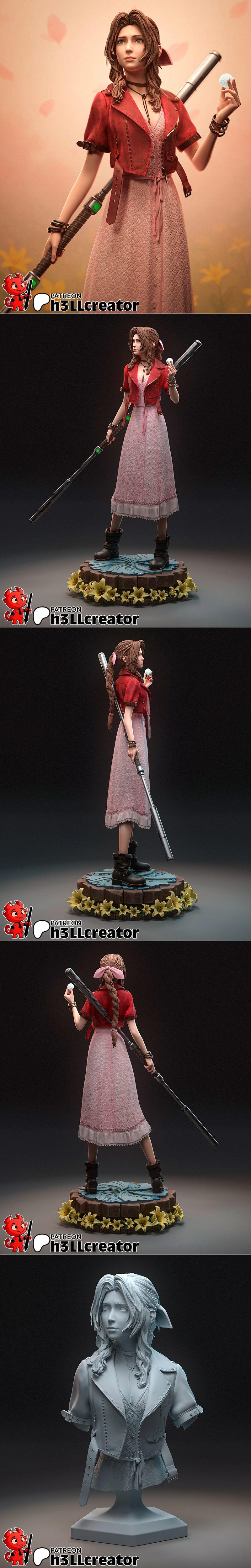 H3LL Creator – Aerith – 3D Print Model STL