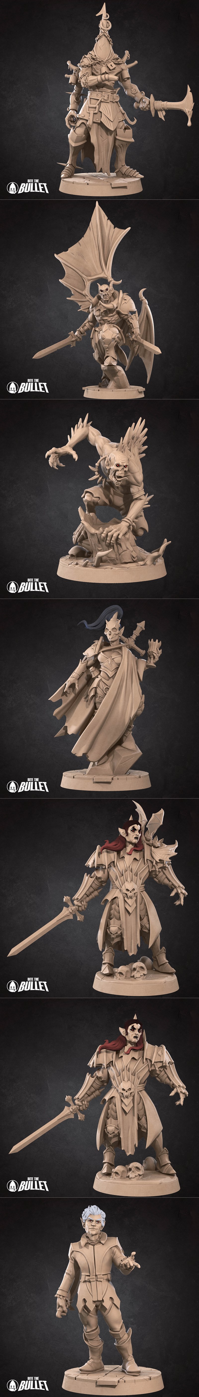 咬牙前行——2025年3月发布——《吸血鬼》第二部——3D打印模型|Bite the Bullet – March 2025 Release – Vampires Pt.2 – 3D Print Model STL