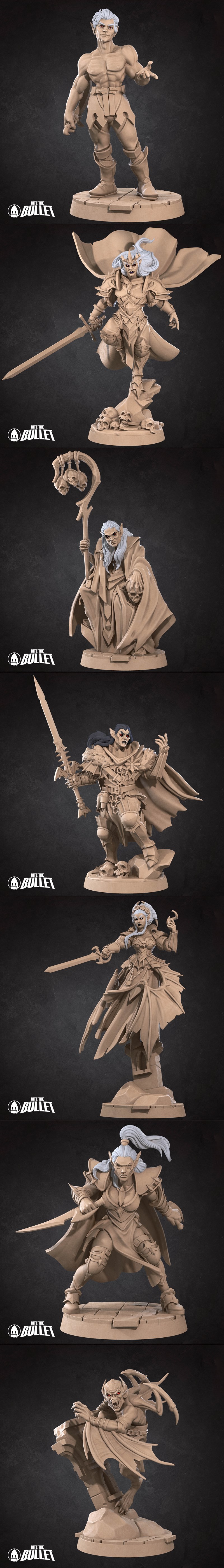 咬牙前行——2025年3月发布——《吸血鬼》第二部——3D打印模型|Bite the Bullet – March 2025 Release – Vampires Pt.2 – 3D Print Model STL