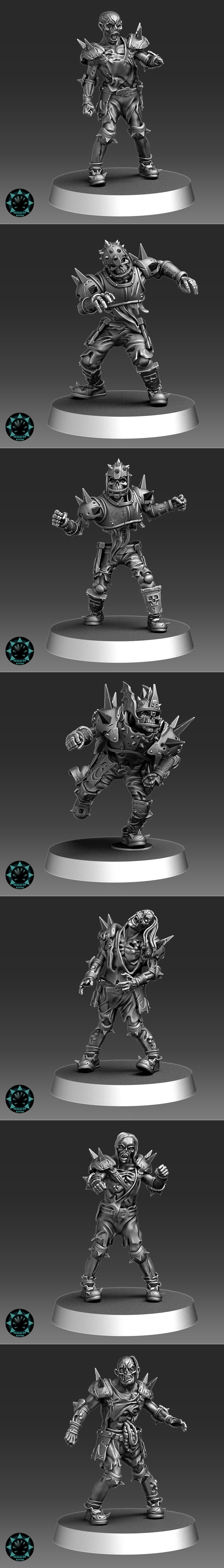 路径之域——尸食者——3D打印模型|Realm of Paths – UNDEAD – Flesh Eater – Fantasy Football – 3D Print Model STL