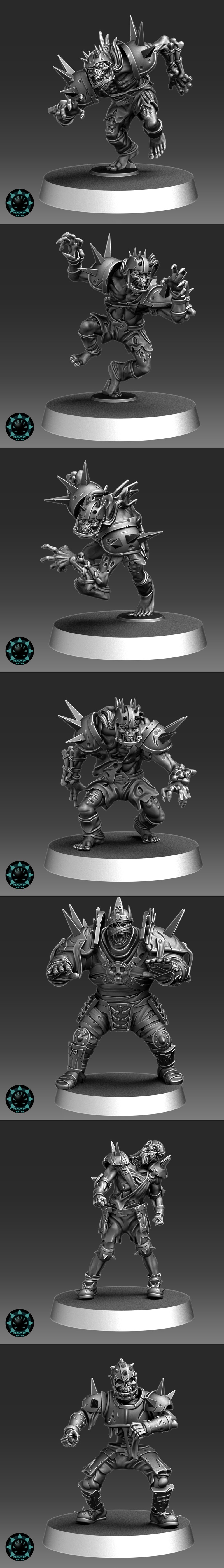 路径之域——尸食者——3D打印模型|Realm of Paths – UNDEAD – Flesh Eater – Fantasy Football – 3D Print Model STL
