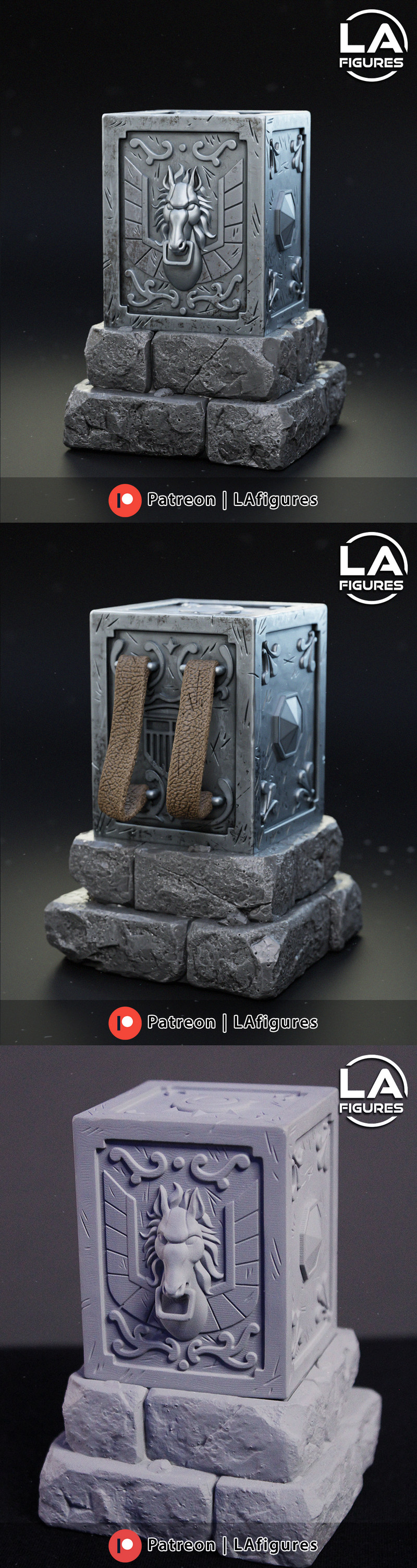 佩加索斯盒 - 动漫游戏角色3D打印模型|Pegasus Box – 3D Print Model