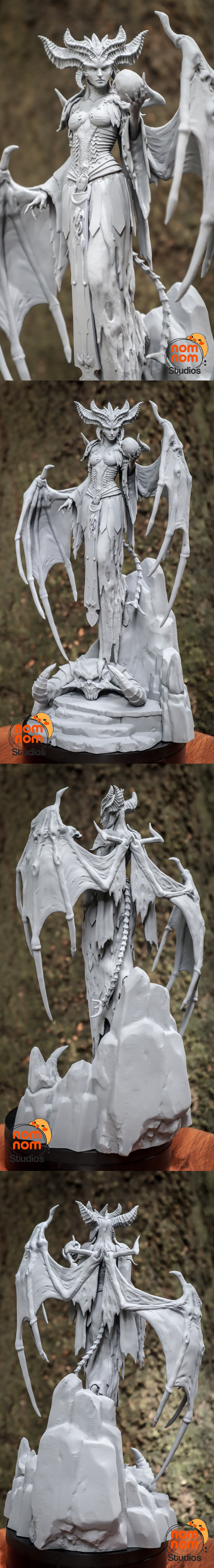 NomNom Figures - 琉璃 - 3D打印模型|NomNom Figures – Lilith – 3D Print Model
