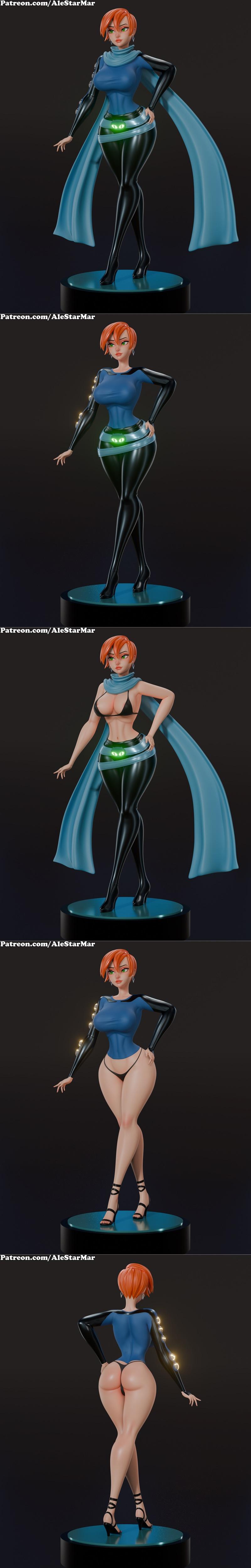 Alestarmar世界观 Gwendolyn 3D打印模型|Alestarmar – Gwendolyn – 3D Print Model STL