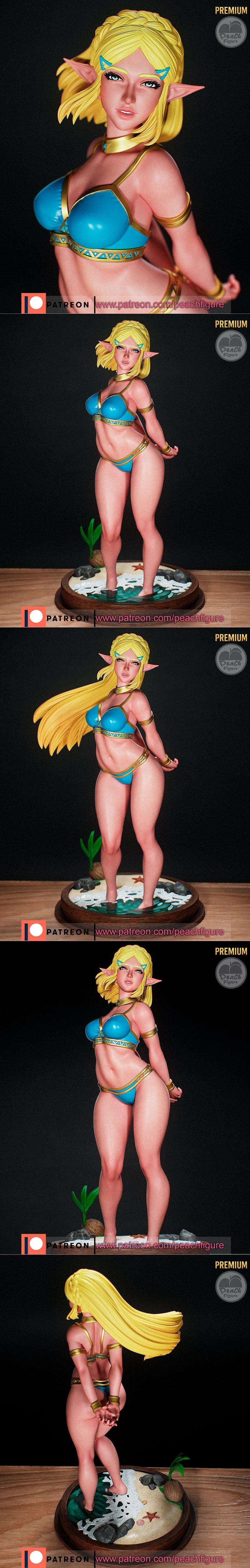 《塞尔达传说：佩奇造型3D打印模型》|Peach Figure – The Legend of Zelda – Zelda – 3D Print Model STL