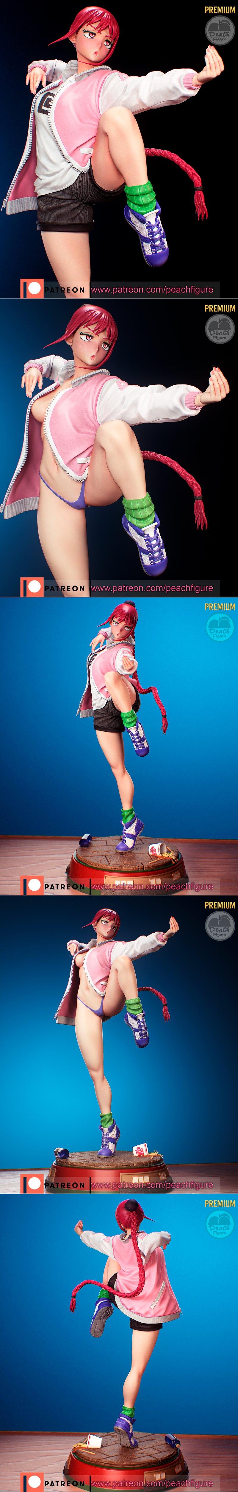 Peach Figure – Sakamoto Days – Lu Shaotang – 3D Print Model STL