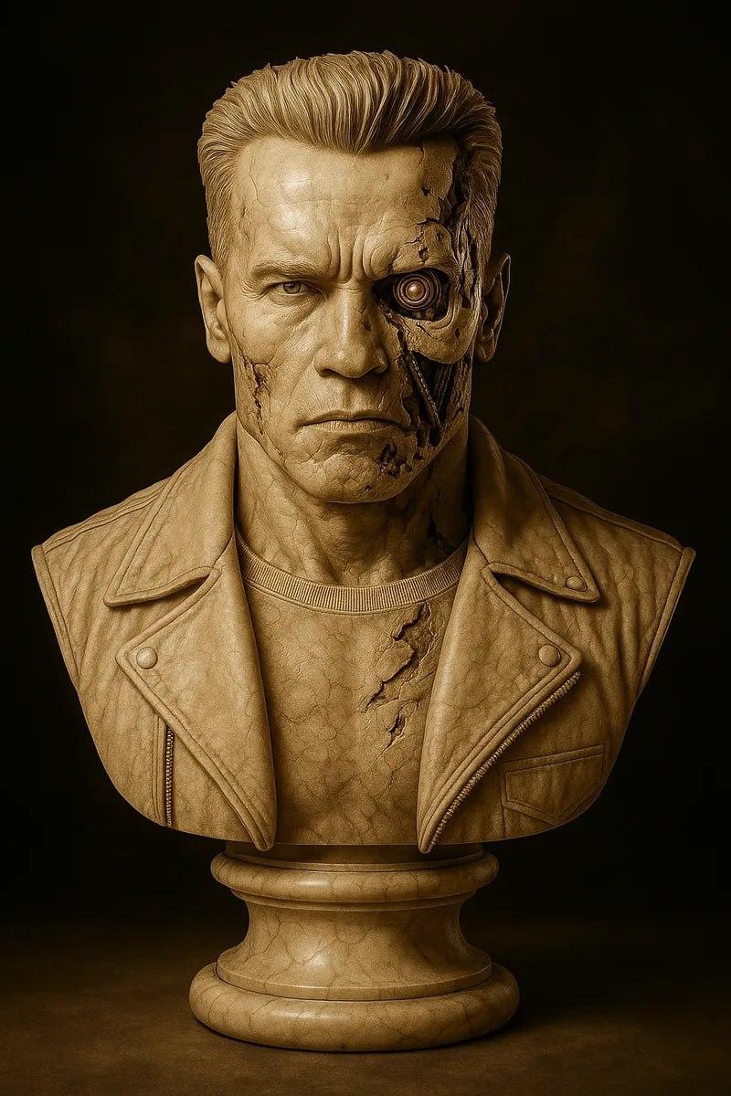 Termi Bust – 3D打印模型：动漫角色头像立体雕塑|Termi Bust – 3D Print Model STL
